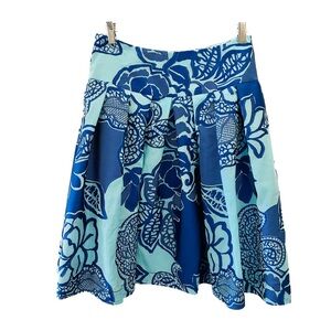 Jennifer Tattanelli Full Skirt 46  10 blue floral